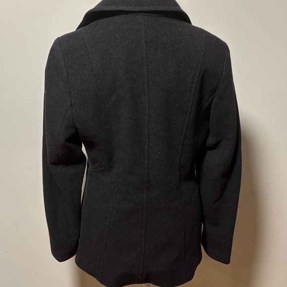 Croft & Barrow Charcoal Wool Blend Coat - Picture 5 of 6